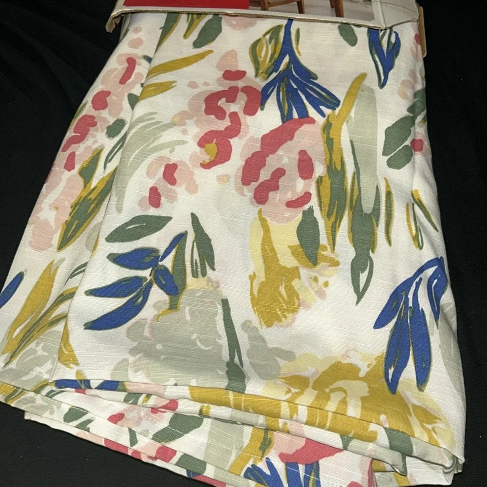 NWT Opalhouse Floral Tablecloth with Multicolor Design